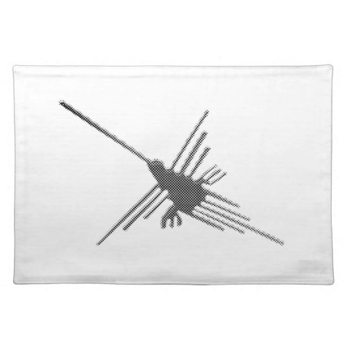 Nazca Lines Hummingbird Newsprint Placemat