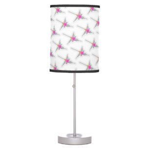 Nazca Lines Hummingbird - Seamless Pattern Table Lamp