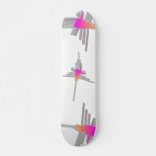 Nazca Lines Hummingbird Skateboard Deck