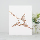 Nazca Lines Hummingbird Sketch (Standing Front)