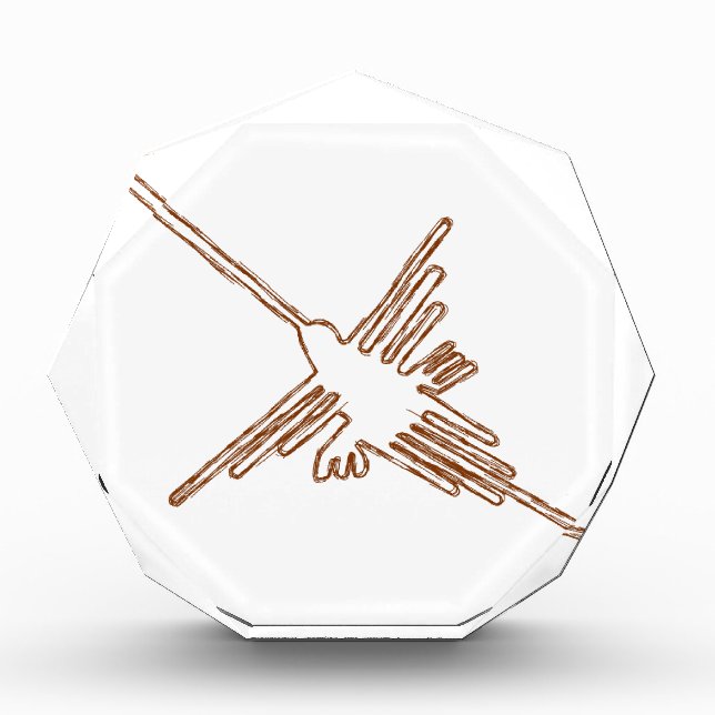 Nazca Lines Hummingbird Sketch Award (Front)