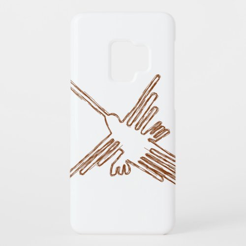 Nazca Lines Hummingbird Sketch Case_Mate Samsung Galaxy S9 Case