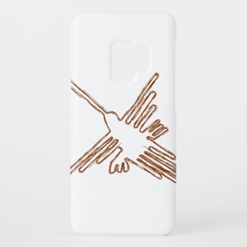 Nazca Lines Hummingbird Sketch Case_Mate Samsung Galaxy S9 Case