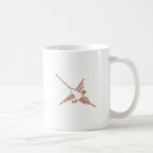 Nazca Lines Hummingbird Sketch Coffee Mug