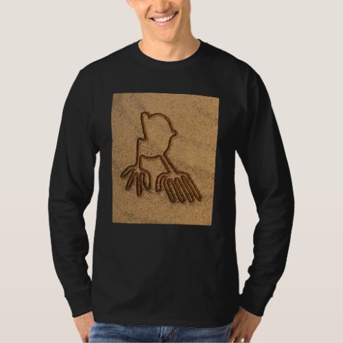 NAZCA LINES MANOS HANDS NAZCA LINES ART Geoglyphs T_Shirt