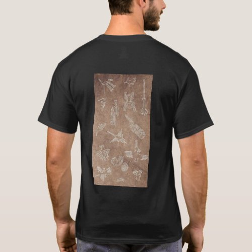 Nazca Lines of Peru Ancient Alien Mystery Art  T_Shirt