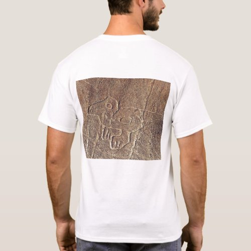 Nazca Lines of Peru Ancient Bird Mystery Art  T_Shirt