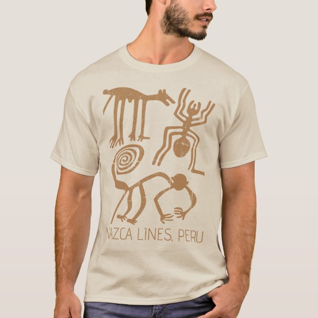 Nazca Lines, Peru Aliens T-Shirt (Front)