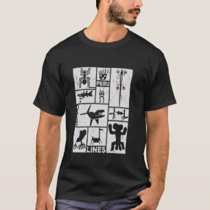 Nazca Lines South America Ancient Astronaut Peru T-Shirt