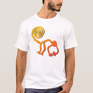 Nazca Monkey in Fire T-Shirt