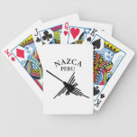 Nazca Peru Hummingbird With Curved Text Bicycle Playing Cards Nazca Peru Hummingbird With Curved Text Bicycle Playing Cards