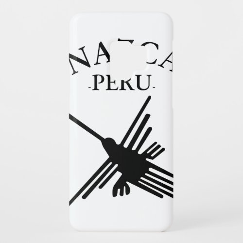 Nazca Peru Hummingbird With Curved Text Case_Mate Samsung Galaxy S9 Case