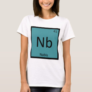 Nb - Nabis Art Chemistry Periodic Table Symbol T-Shirt