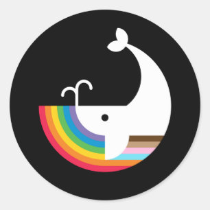 NB Pride Whale Sticker