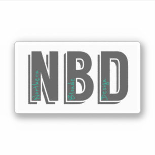NBD Logo Sticker