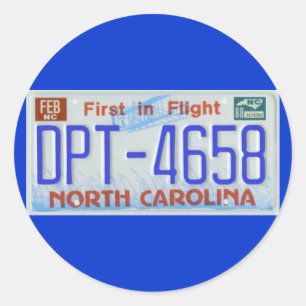 NC88 CLASSIC ROUND STICKER