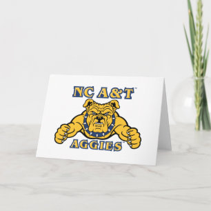 NC A&T Aggies Aggie Bulldog Card