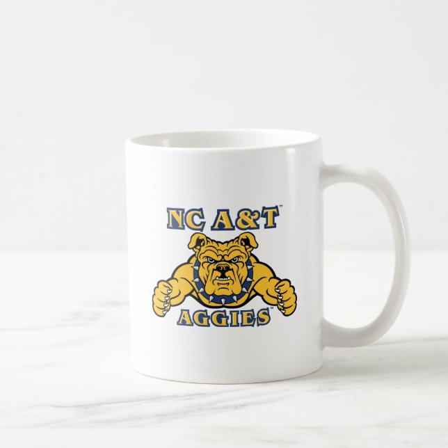 NC A&T Aggies | Aggie Bulldog Coffee Mug (Right)