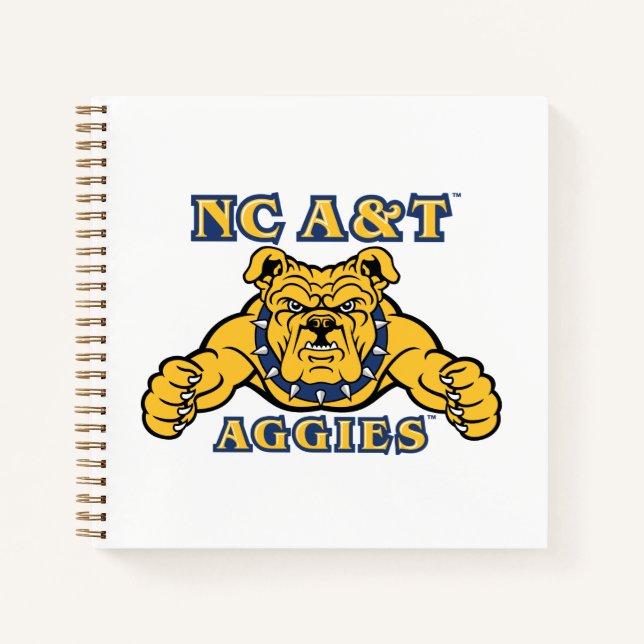 NC A&T Aggies | Aggie Bulldog Notebook (Front)