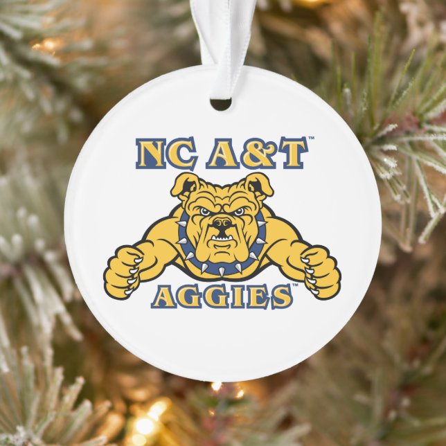 NC A&T Aggies | Aggie Bulldog Ornament (Tree)