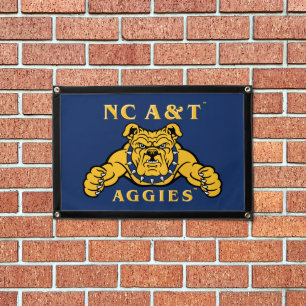 NC A&T Aggies Aggie Bulldog Pennant