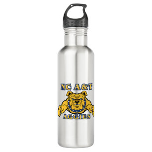 NC A&T Aggies Aggie Bulldog Stainless Steel Water Bottle