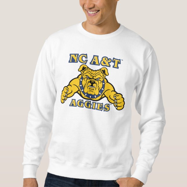 NC A&T Aggies | Aggie Bulldog Sweatshirt (Front)