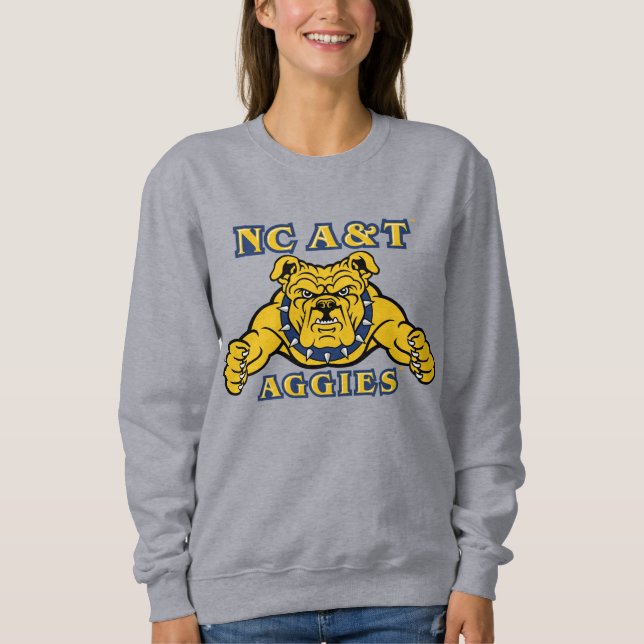 NC A&T Aggies | Aggie Bulldog Sweatshirt (Front)