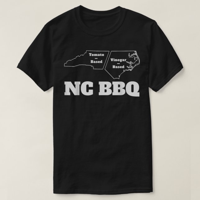NC BBQ North Carolina Barbecue Pit Master Boss T-Shirt (Design Front)