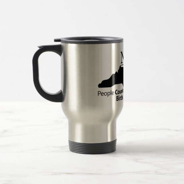NC Bird Atlas Travel Mug, 15 oz Mug (Left)