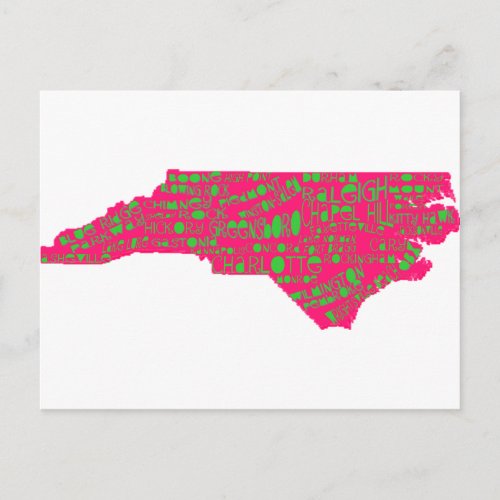 NC Cities Postcard