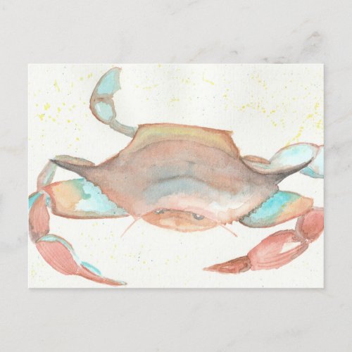 NC Crab postcard