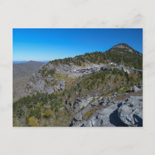 NC Scenic Grandfather Mountain View Photograph Postcard