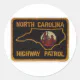 NC STATE TROOPER CLASSIC ROUND STICKER | Zazzle