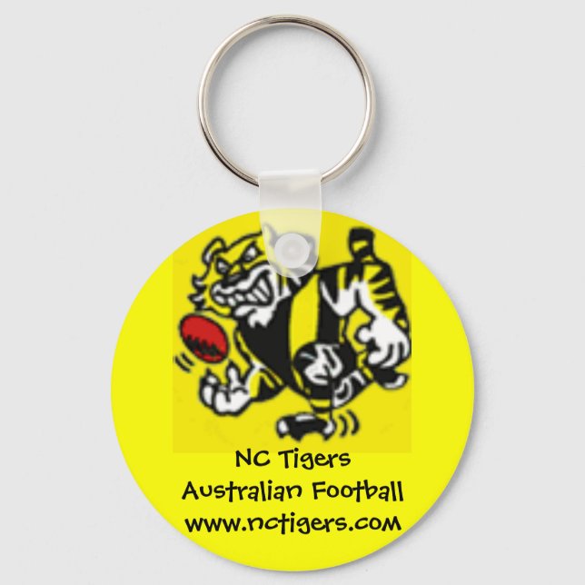 NC TigersAustralian Football key chain (Front)