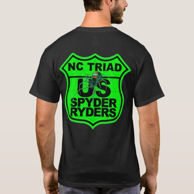 NC Triad Chapter - Logo 2-Sided Green T-Shirt (Back)