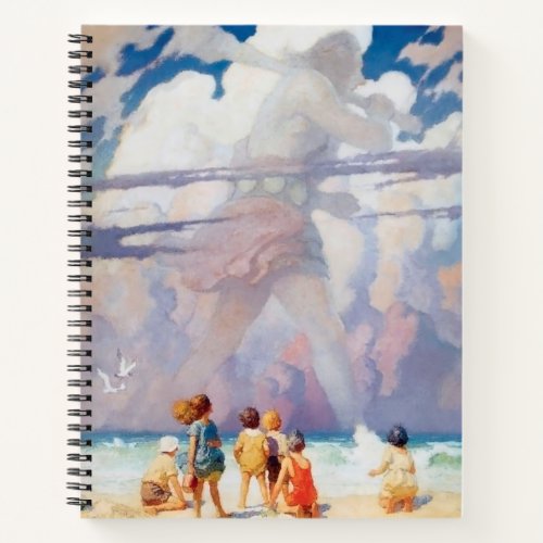NC Wyeth The Giant Artwork Beach Coastal Notebook