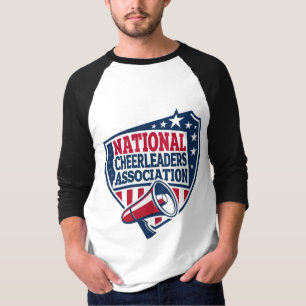 NCA Cheerleading Logo - Bold Megaphone Design. T-Shirt