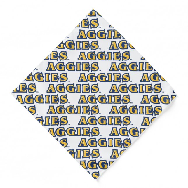 NCA&T State University | Aggies Wordmark Bandana (Front)