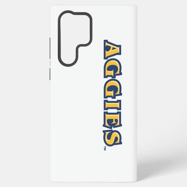 NCA&T State University | Aggies Wordmark Samsung Galaxy Case (Back)