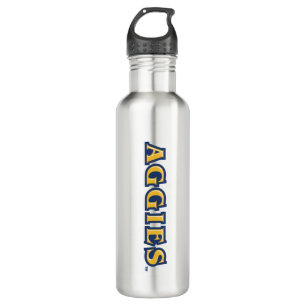 NCA&T State University Aggies Wordmark Stainless Steel Water Bottle