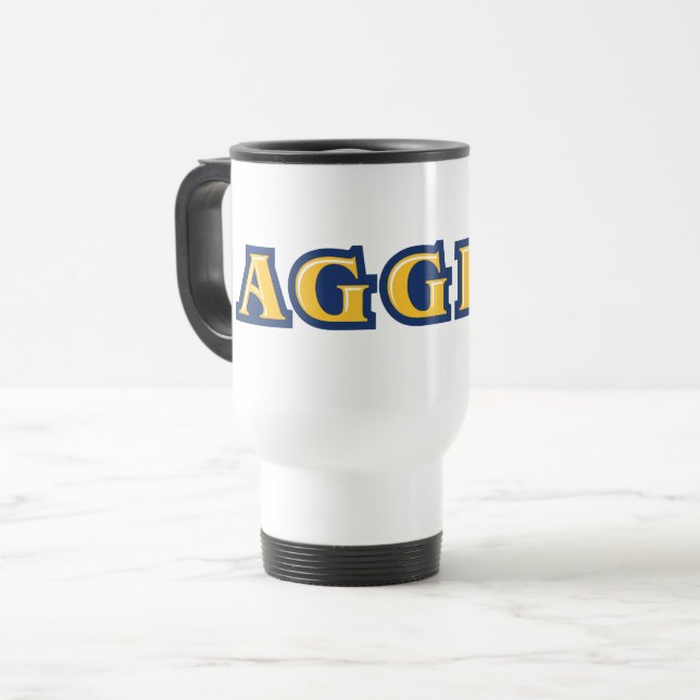 NCA&T State University | Aggies Wordmark Travel Mug (Front Left)