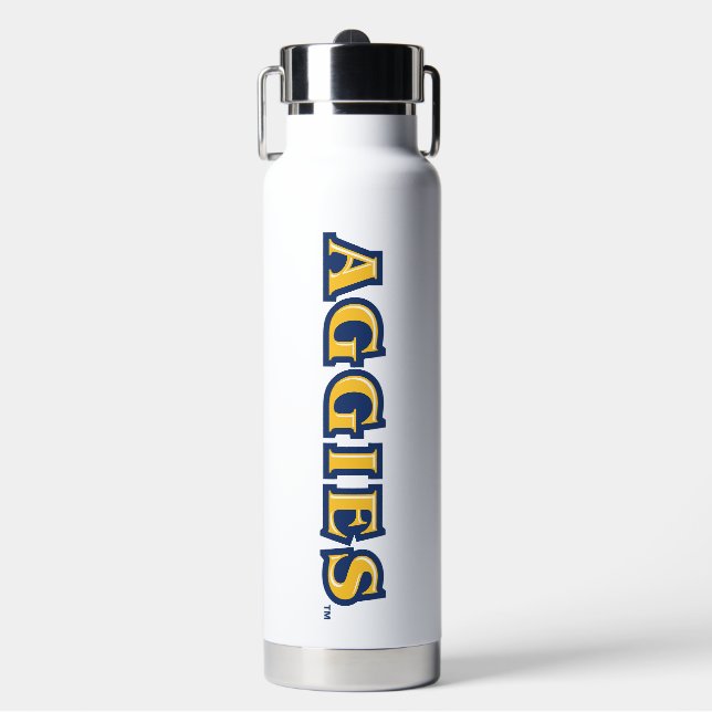 NCA&T State University | Aggies Wordmark Water Bottle (Front)