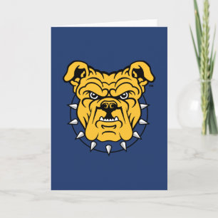 NCA&T State University Bulldog Face Card