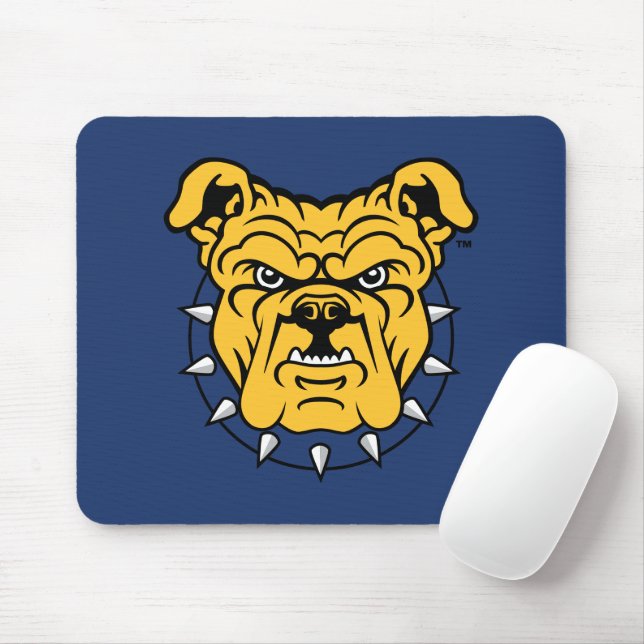 NCA&T State University | Bulldog Face Mouse Pad (With Mouse)