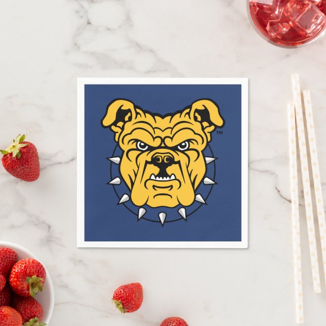 NCA&T State University | Bulldog Face Napkins (Insitu)