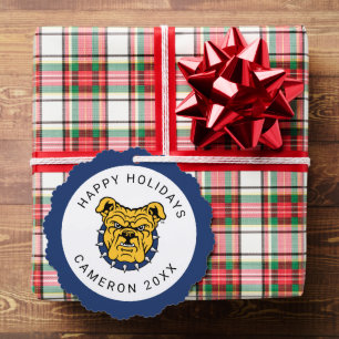 NCA&T State University   Bulldog Face Ornament Card