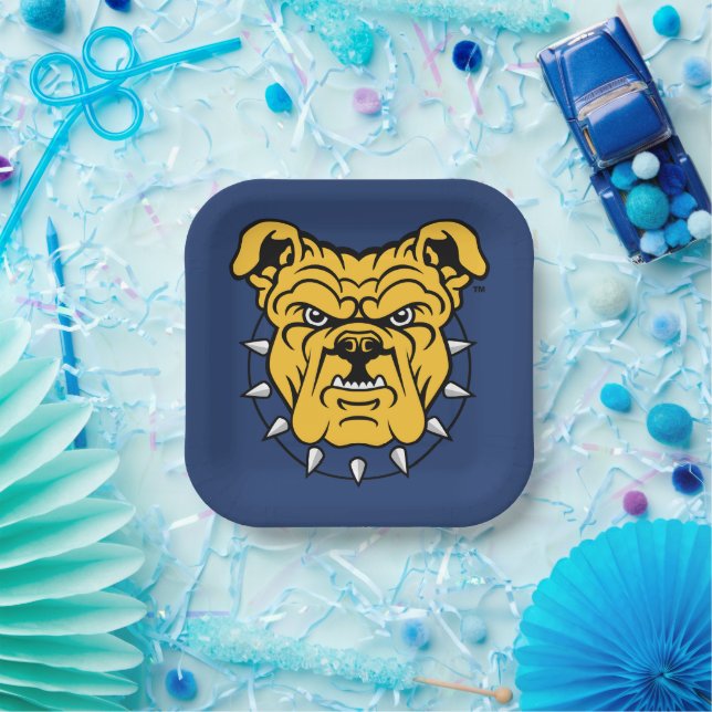 NCA&T State University | Bulldog Face Paper Plates (Party)