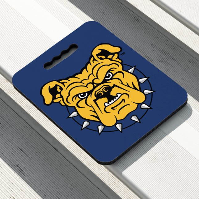 NCA&T State University | Bulldog Face Seat Cushion (In Situ)