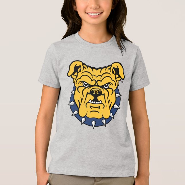 NCA&T State University | Bulldog Face Tri-Blend Shirt (Front)